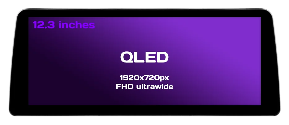 Wide QLED Full-HD Android car radio - SMARTY Trend