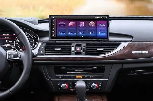 Audi installed Android head unit | SMARTY Trend