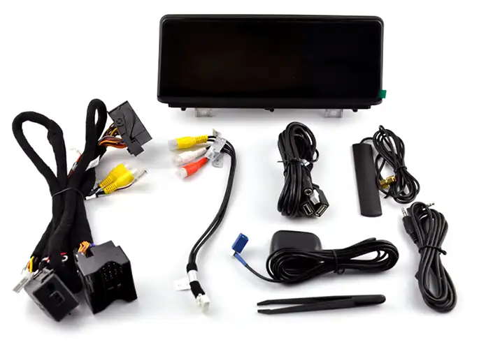 Included cables with BMW Android car head unit | SMARTY Trend