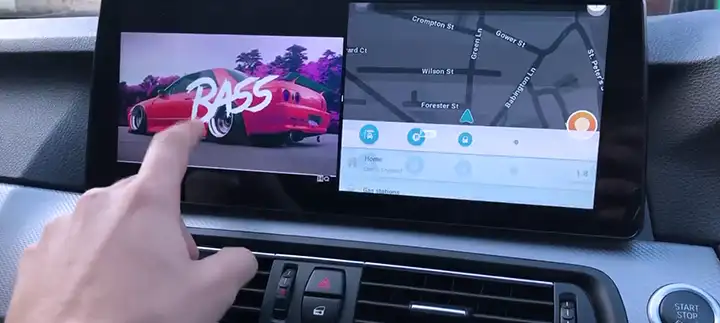 BMW Android split screen feature | SMARTY Trend