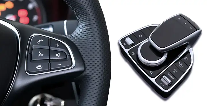 Mercedes-Benz steering wheel touch | SMARTY Trend