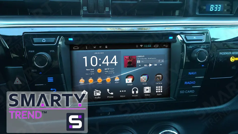 Toyota Corolla 2014 Android in-dash Car DVD head unit