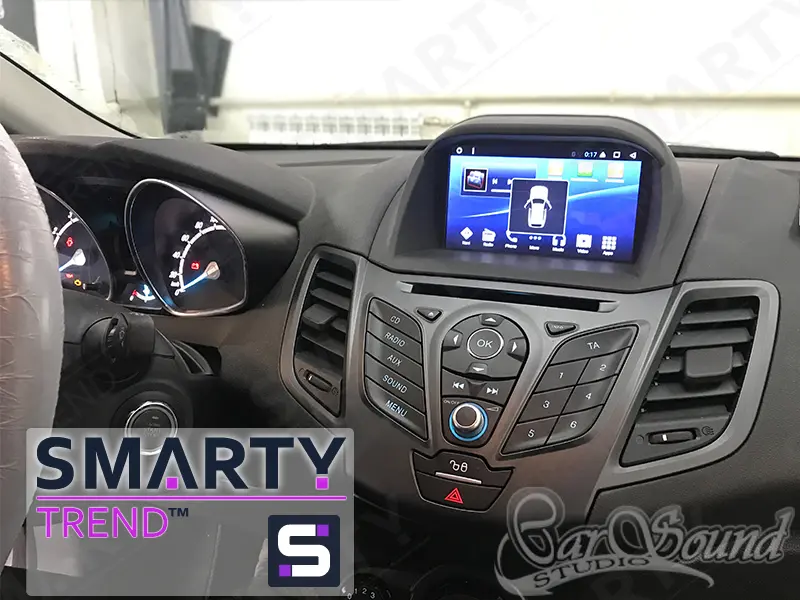 The SMARTY Trend head unit for Ford Fiesta.