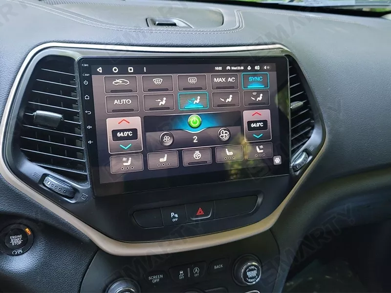 Autoradio Android 15 Per Jeep Cherokee 5 KL 2013-2018 – Schermo 10.1″ QLED, CarPlay Wireless E GPS