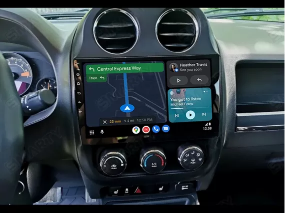 Jeep Compass MK (2011-2017) Android car radio Apple CarPlay