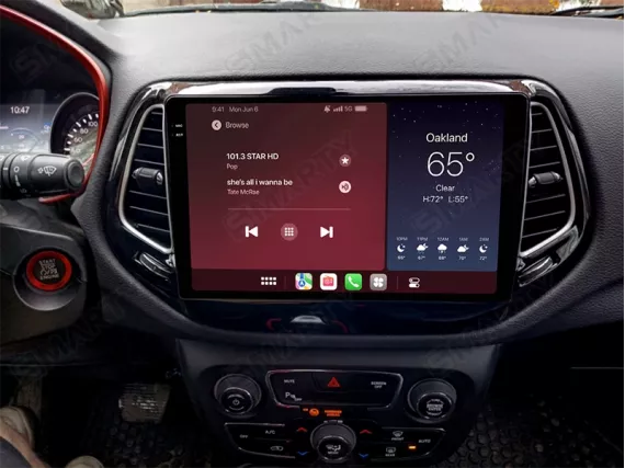 Jeep Compass MP (2017-2020) installed Android Car Radio