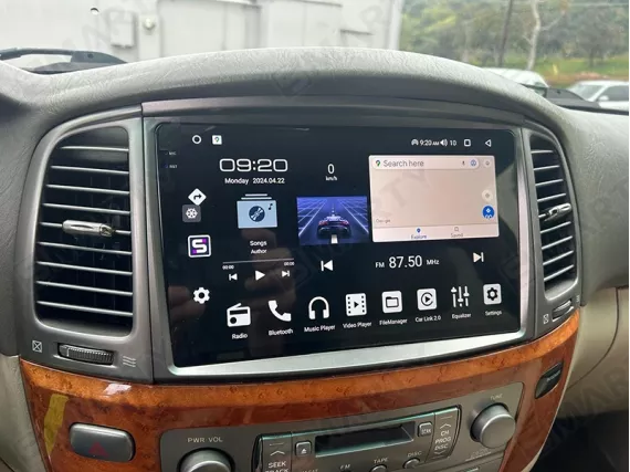 Toyota Land Cruiser 100 installed Android Car Radio