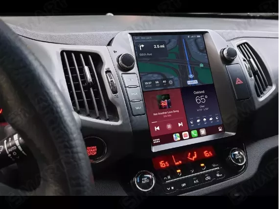 KIA Sportage 3 (2010-2015) installed Android Car Radio
