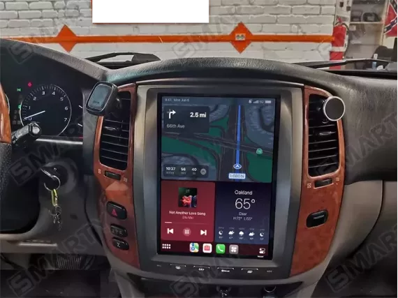 Toyota LC100 installed Android Car Radio