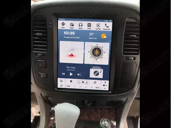 Toyota Land Cruiser 100 installed Android Car Radio