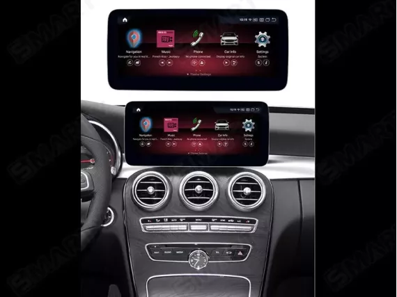 Mercedes C-Class W205 installed Android Car Radio