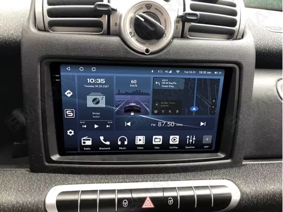 Smart Fortwo A451/C451 (2007-2012) Android car radio Apple CarPlay