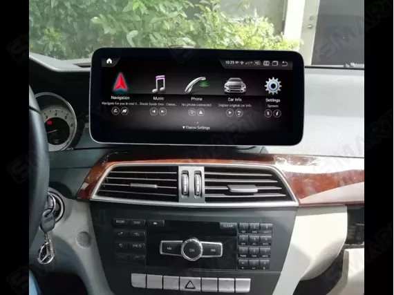 Mercedes C-Class W204/S204 installed Android Car Radio