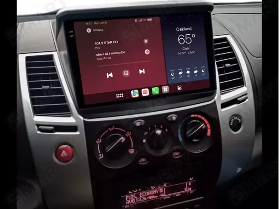 Mitsubishi L200 (2006-2015) Samochodowy Android stereo Apple CarPlay