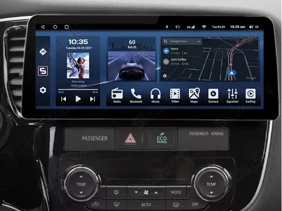 Mitsubishi Outlander 3 (2012-2018) Android car radio CarPlay - 12.3 in