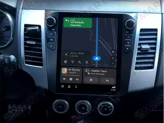 Магнитола для Mitsubishi Outlander (2005-2012) Тесла Андроид CarPlay