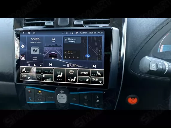 Nissan Leaf (2009-2017) Samochodowy Android stereo Apple CarPlay