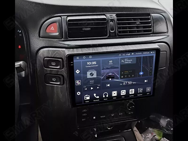 Autoradio Android 15 écran Tactile 9 Pouces Pour Nissan Patrol Y61 1997-2005 - GPS, CarPlay, Android Auto, Caméra Recul