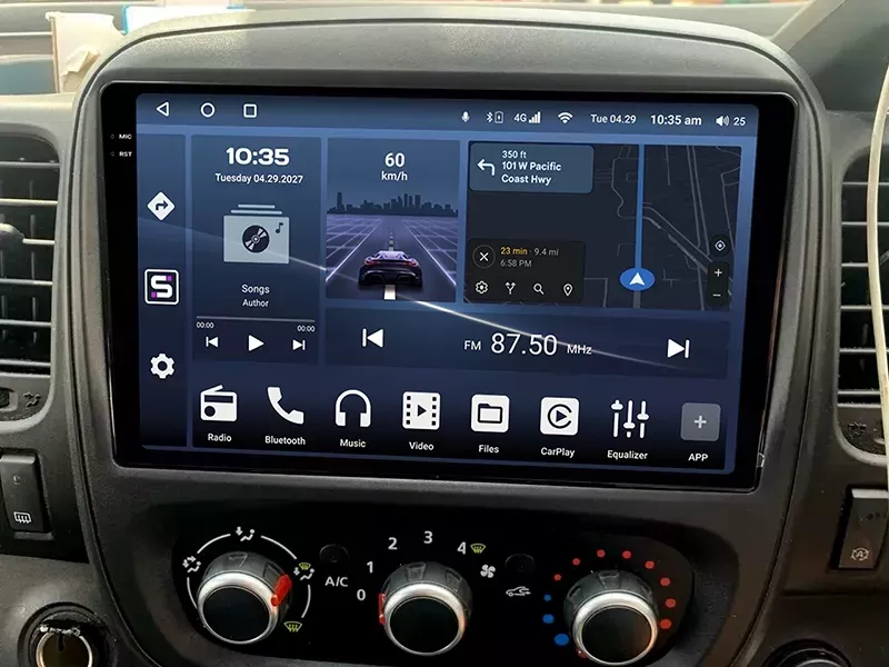 Autoradio Android 13 Pour Renault Trafic 3 / Vivaro B – Écran Tactile 9", CarPlay, Android Auto, GPS, 2Go/32Go