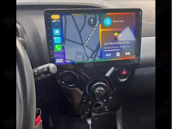 Peugeot 108 (2014+) installed Android Car Radio