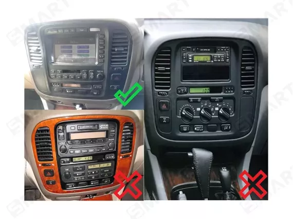 Toyota Land Cruiser 100 (1998-2002) Android car radio - OEM Style