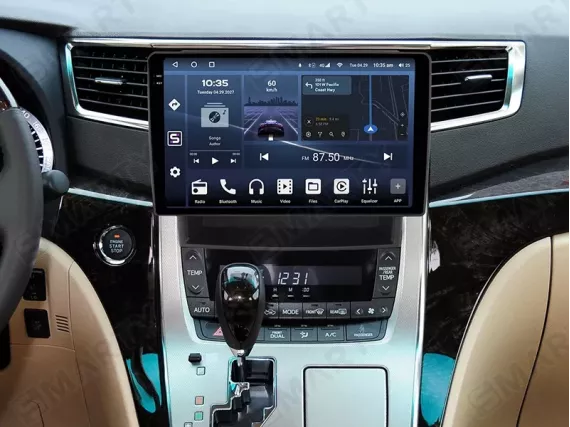 Toyota Alphard Low Version (2008-2015) Samochodowy Android stereo Apple CarPlay