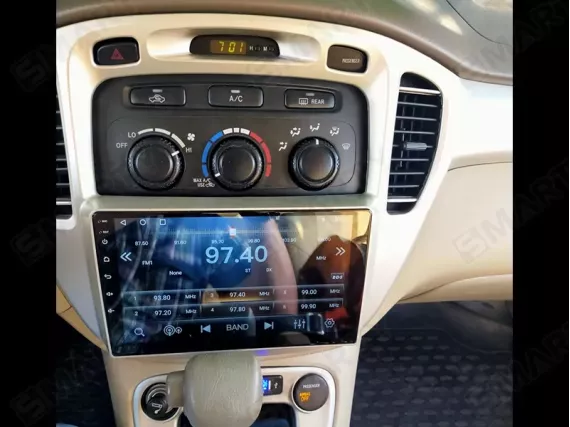 Toyota Highlander Kluger installed Android Car Radio
