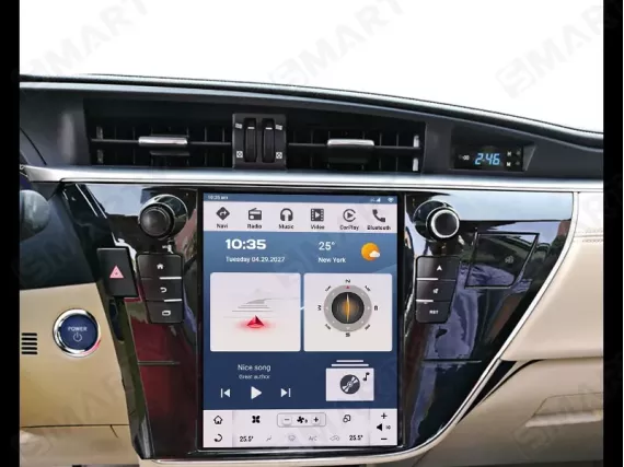 Toyota Corolla (2013-2016) Tesla Autorrádio Android