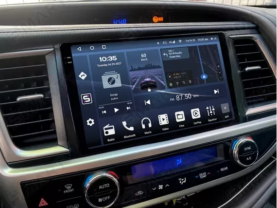 Toyota Highlander XU50 (2013-2019) Android car radio Apple CarPlay