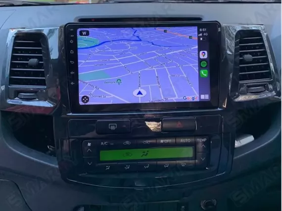 Toyota Fortuner (2004-2015) Samochodowy Android stereo Apple CarPlay