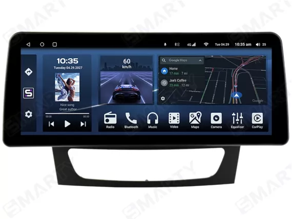 Mercedes-Benz E-Class W211 (2002-2009) Android car radio - 12.3 inches