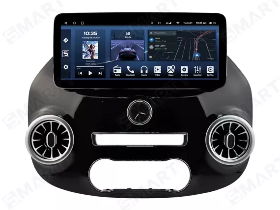 Mercedes Vito W447 2014+ Android car radio Glare frame - 12.3 Glossy