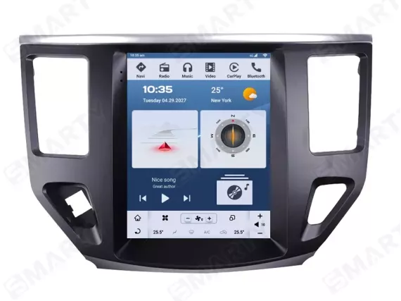 Nissan Pathfinder 4 Gen R52 (2012-2021) Tesla Android Autoradio