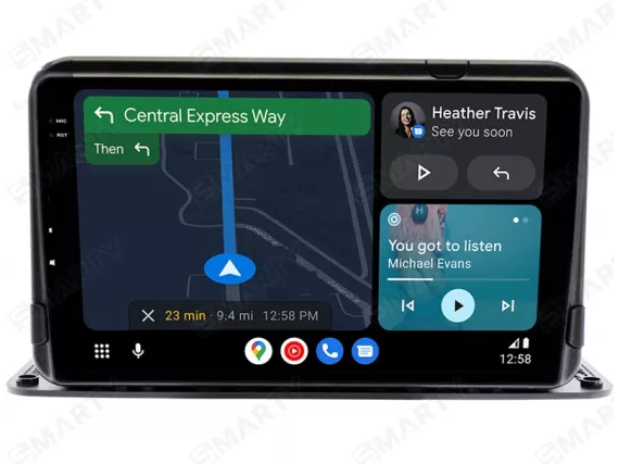 10.1-inches universal (stand-alone DIY) Android Auto