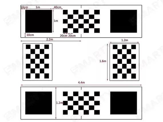 Calibration Cloth for 360 Panoramic View System