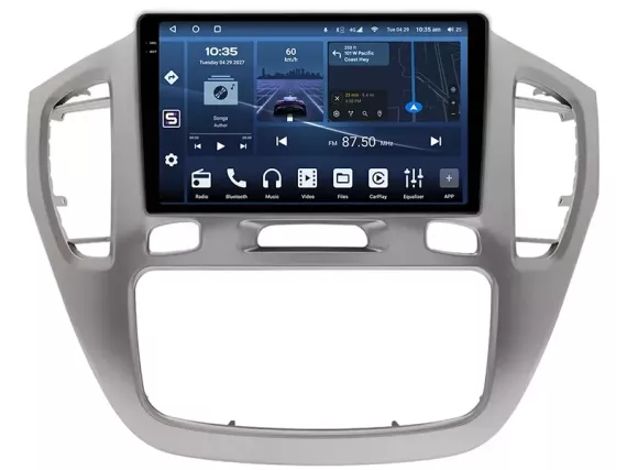 Автомагнитола Toyota Highlander/Kluger 2000-2008 Android Apple CarPlay