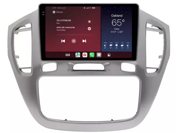 Toyota Highlander / Kluger (2000-2008) Android car radio Apple CarPlay