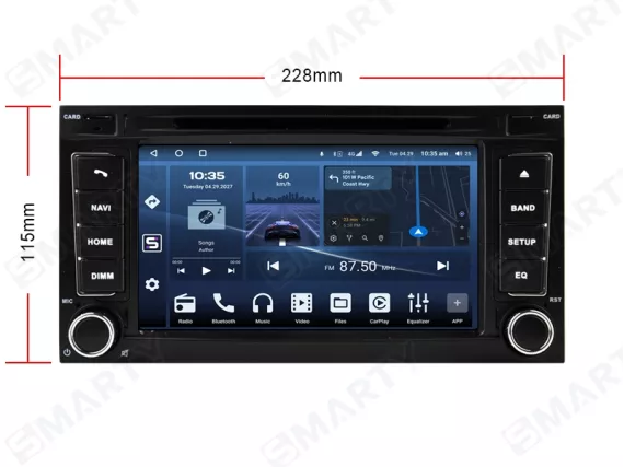 VW T5 (2003-2015) Android autoradio - OEM stijl