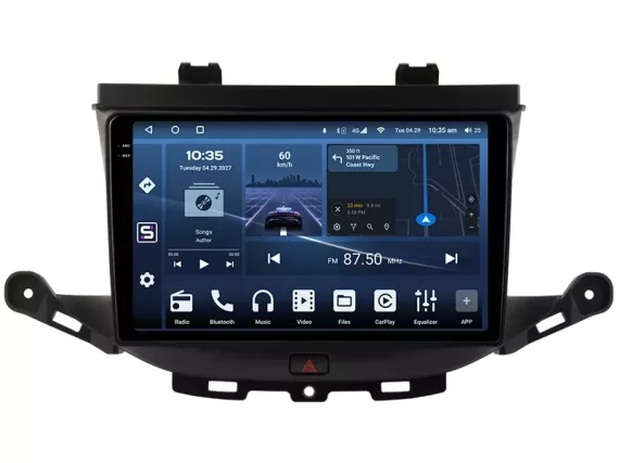 Opel Astra K (2015-2021) Samochodowy Android stereo Apple CarPlay