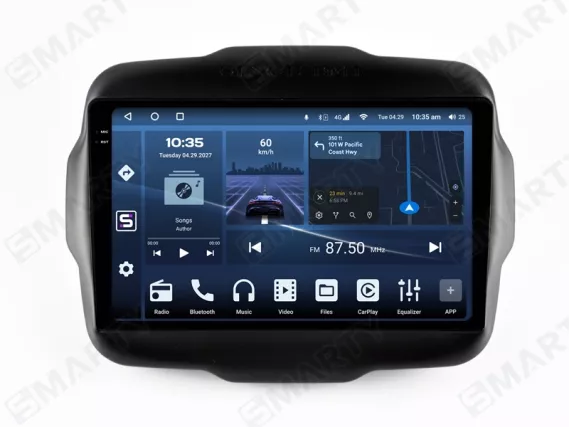 Jeep Renegade BU (2014-2022) Android car radio Apple CarPlay
