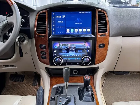 Toyota LC 100 (2002-2007) Radio para coche Android - dual screen
