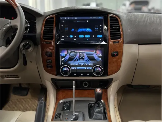 Toyota LC 100 (2002-2007) Radio para coche Android - dual screen