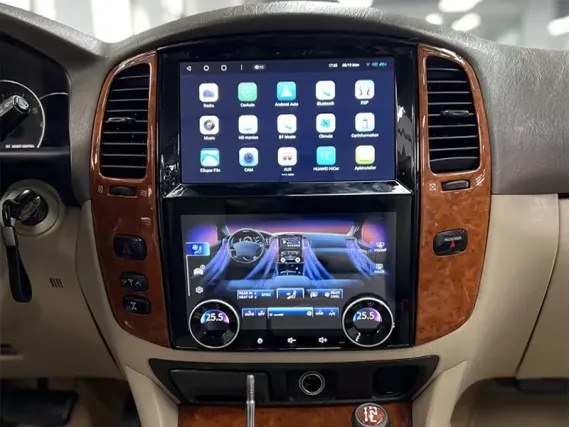 Toyota LC 100 (2002-2007) Radio para coche Android - dual screen
