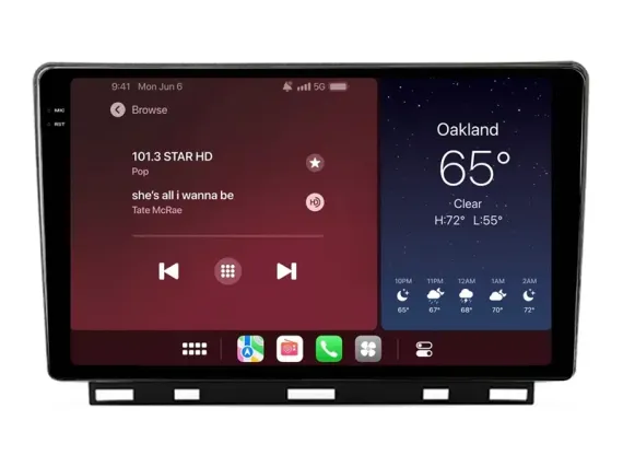 Renault Clio 5 Gen (2019+) Android Autoradio Apple CarPlay