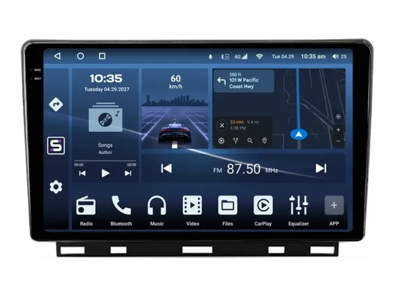 Renault Clio 5 Gen (2019+) Android Autoradio Apple CarPlay