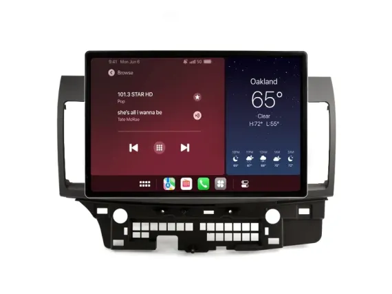 Mitsubishi Lancer 10 (2007-2015) Android autoradio Apple CarPlay 12.5"