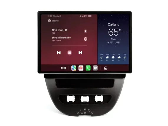 Peugeot 107 (2005-2014) Android car radio Apple CarPlay 12.5"