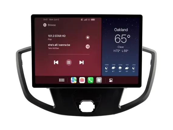 Ford Transit / Tourneo Custom 2012+ Android stereo Apple CarPlay 12.5"
