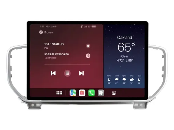KIA Sportage 4 (2015-2018) Autorrádio Android Apple CarPlay 12.5
