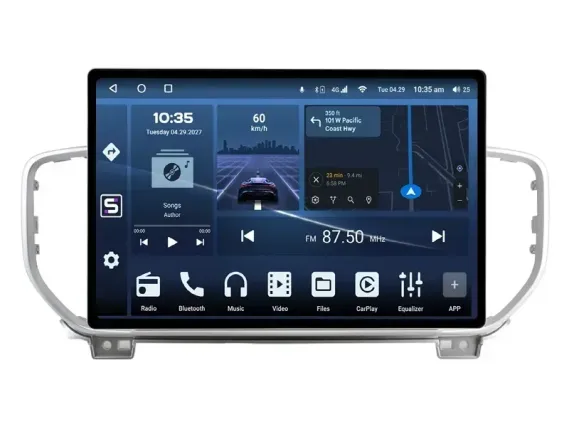 KIA Sportage 4 (2018-2021) Android stereo Apple CarPlay 12.5"
